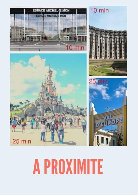Ferienwohnung Appart Proche Disneyland Et Paris Noisy-le-Grand Exterior foto